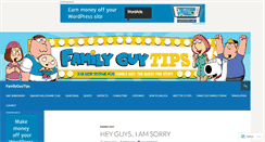 Desktop Screenshot of familyguytips.com